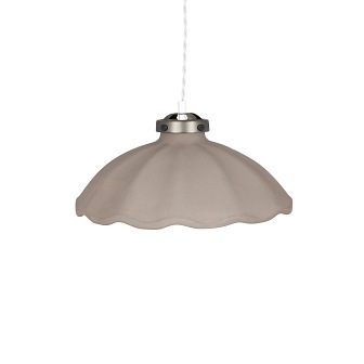 Ceramiczna lampa wisząca Alva beżowa 30cm